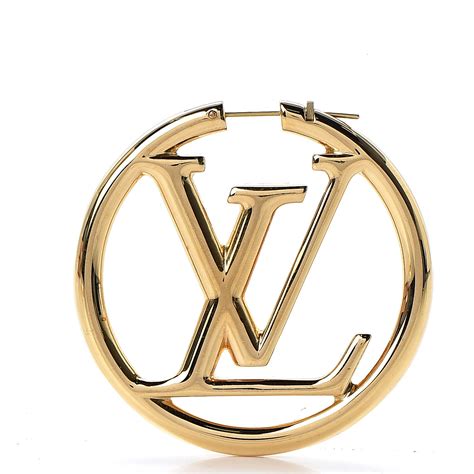 louis vuitton earrings gold